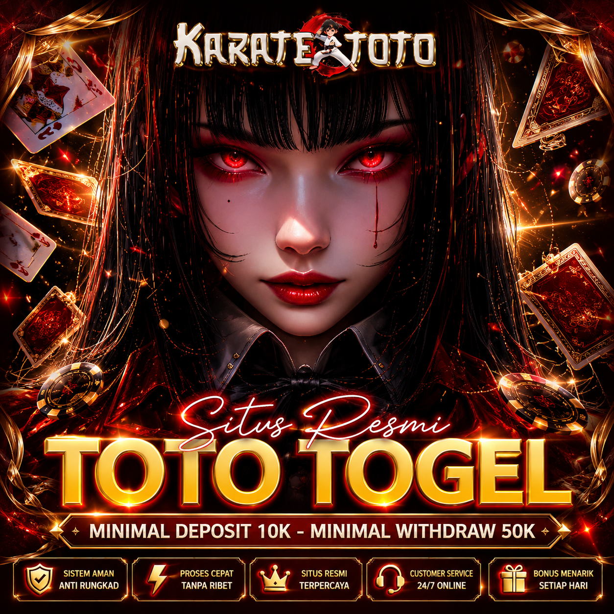 KARATETOTO: Link Situs Resmi Bandar Toto Togel Online Kubiak No.1 4D Hits Terbesar